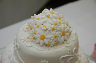 torta od mamky.. cela z marcipanu.. plnka cappucino