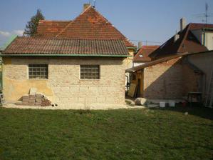 Rekonstrukce fasády na garáži 4/2009.