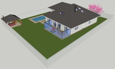 Za domom - Sketchup