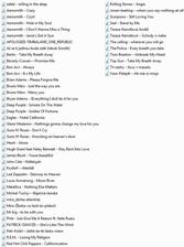1. část playlistu (kdyby někdo toužil po inspiraci), jeste 2x tolik a mělo by to stačit