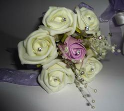 Middle flower looks pink but it's actually lilac.
