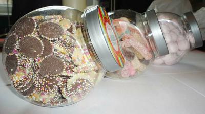 Mini sweetie jars.