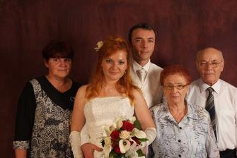 S mojou maminkou a Norbertovými rodičmi