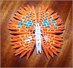 3D origami motýle, viac na : http://bujdosova.blog.sme.sk/c/321332/3D-origami-motyle.html