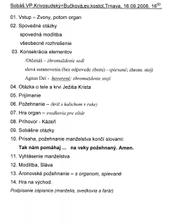 to je náš plán v evanj.kostole,ktorý som rozmnožila pre hostí
