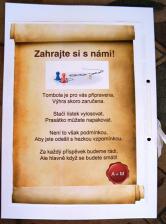 Básnička na tombolu - vlastní tvorba - PROSÍM NEKOPÍROVAT