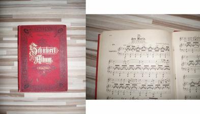 Vysnívaná hudba v kostole. Franz Shubert - Ave Maria. Edícia z roku 1883.