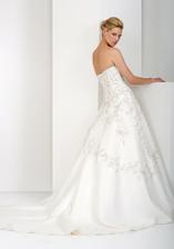 View of the back of my dress