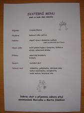 svatební menu