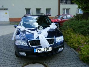 předloha pro ženichovo auto