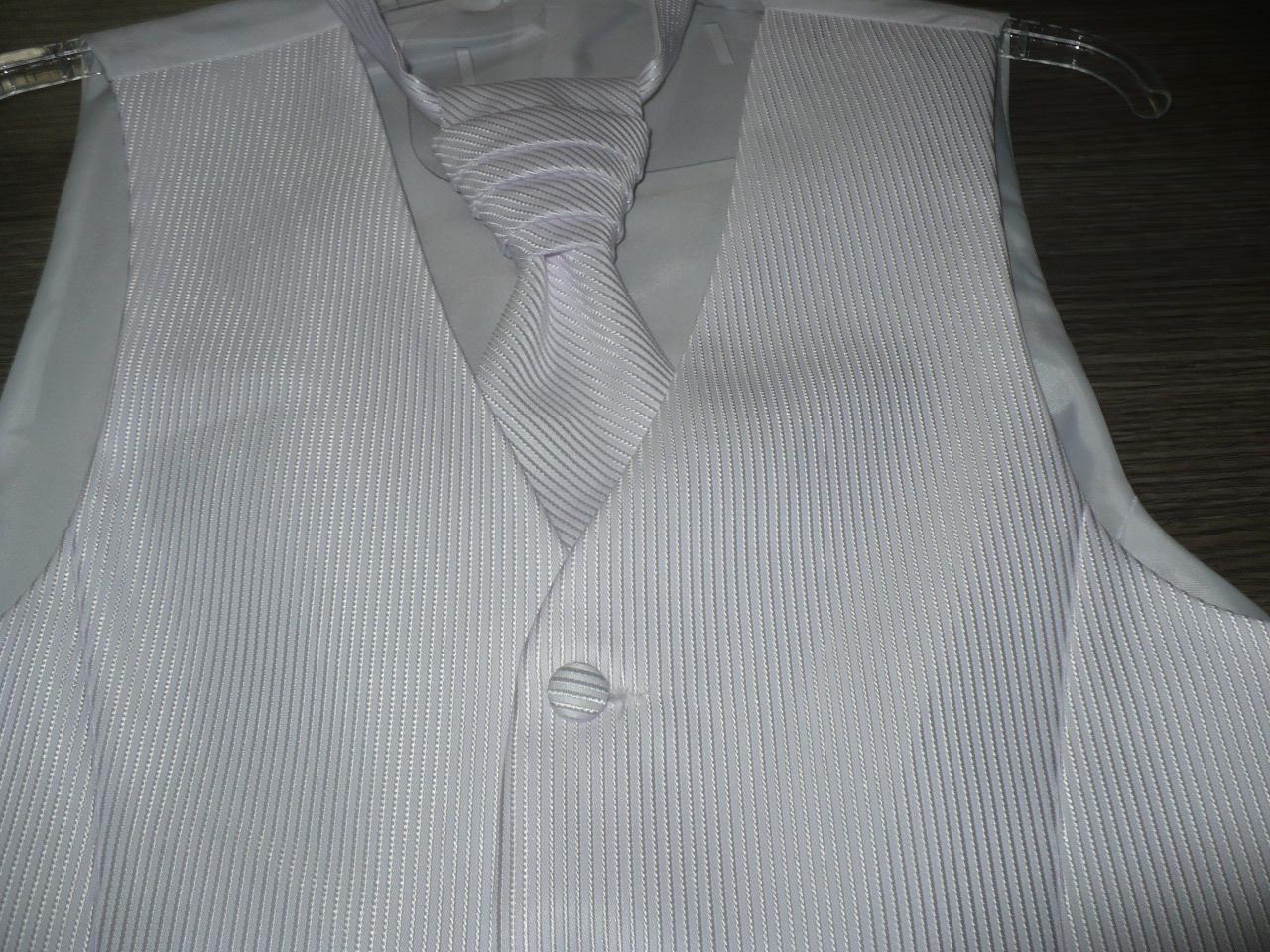 Pánska vesta s francúzskou kravatou - Obrázok č. 1