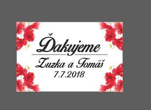 Čokoládky pre hostí