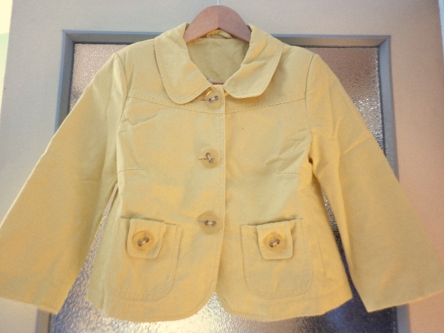 veselý žlutý kabátek sako - Obrázek č. 1