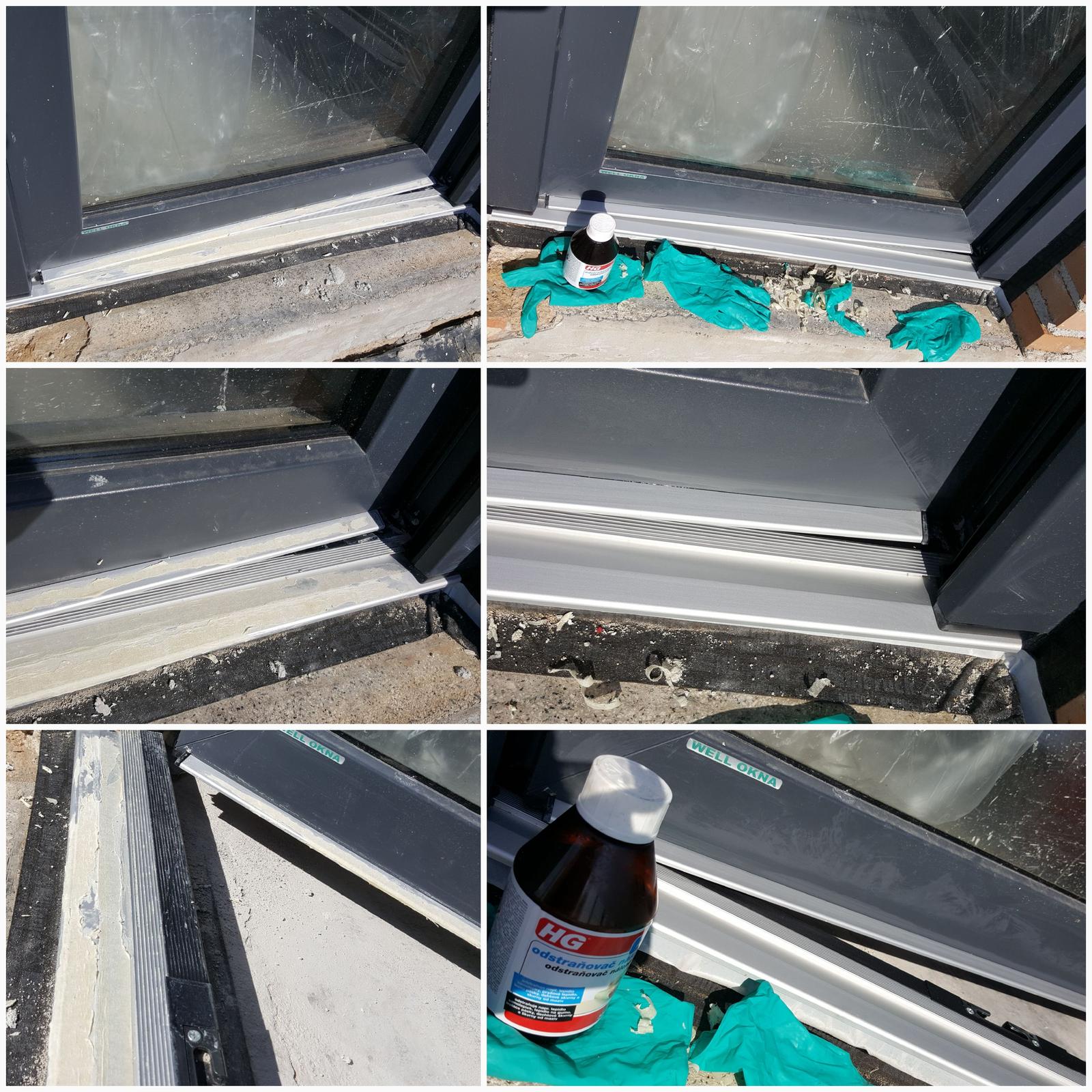 Jak odstranit lepidlo z plastového okna?