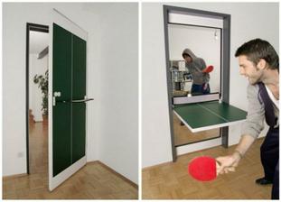 Hrávate ping pong? Kam by ste dali takéto ping pongové dvere?