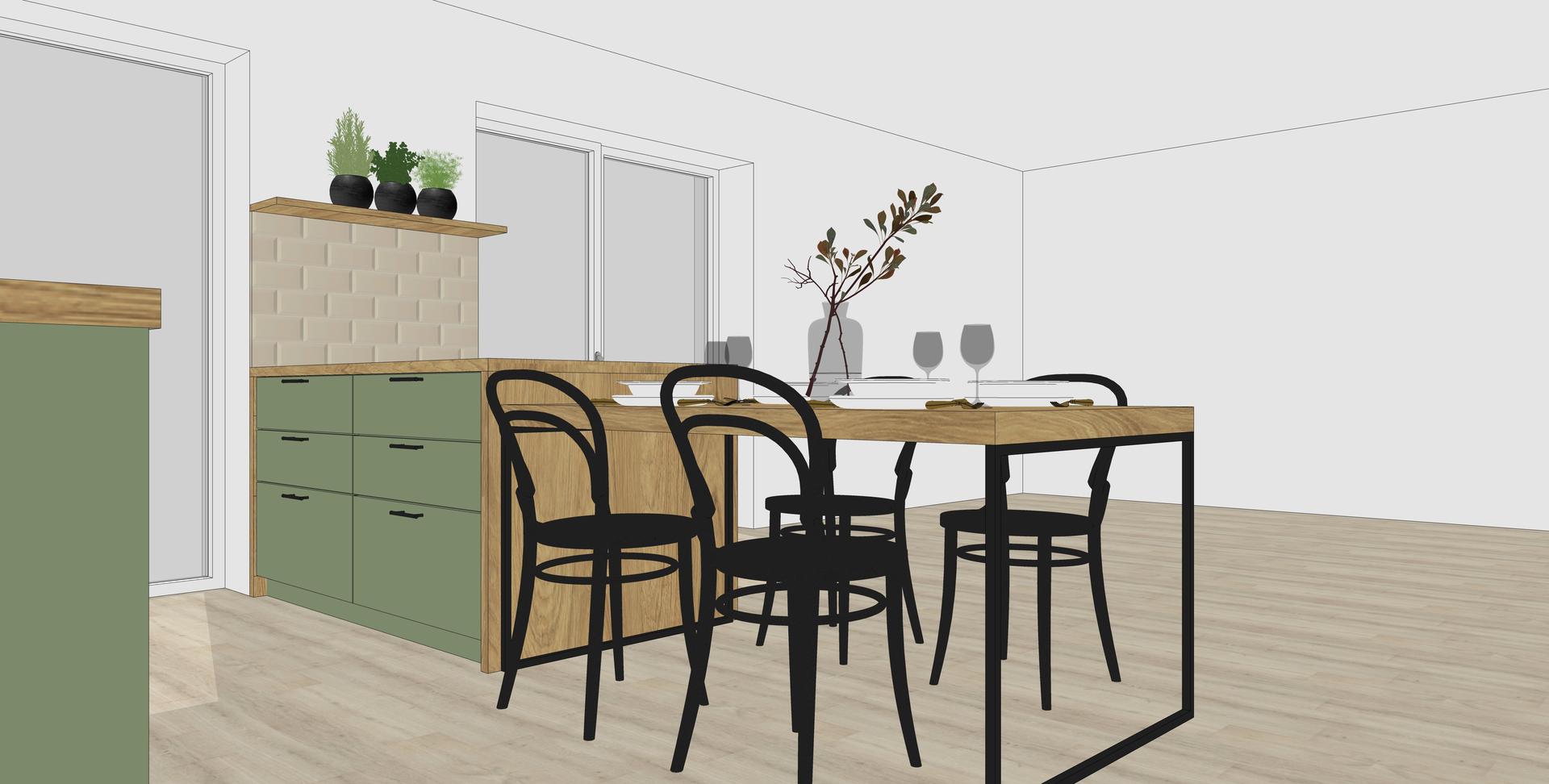 Kuchyně, jídelna a obývací pokoj - Obrázek č. 15