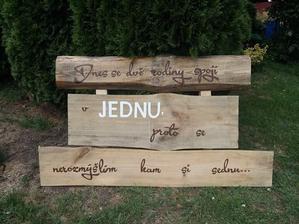 Zasedací pořádek na venkovní posezení :)
