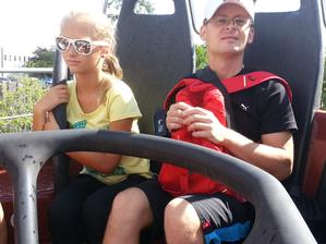 Ja a moja malá dcéra, došla ku mne na par dni na prazdniny aj švagrinka ako doprovod.