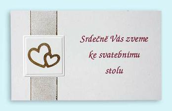 pozvanka ke stolu