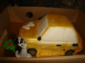 fiatkárska svadobná torta:-)