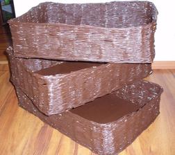 seria - 3 kosiky - 52x34x14 cm