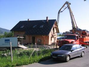 betonáž potěrů v podkroví