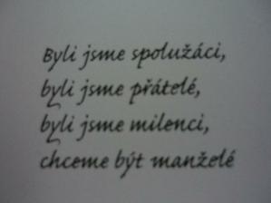 Toto jsem ukradla jedné z nevěst. Omlouvám se, ale sedělo to na nás úplně nejvíc :) s omluvou také děkujeme za inspiraci!