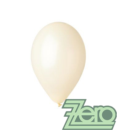 Balónky nafukovací Ø 26 metalové 20 ks - krémové - Obrázek č. 1