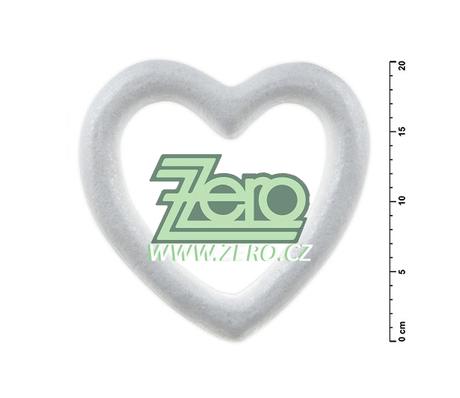 Srdce polystyrénové 20 cm - Obrázek č. 1