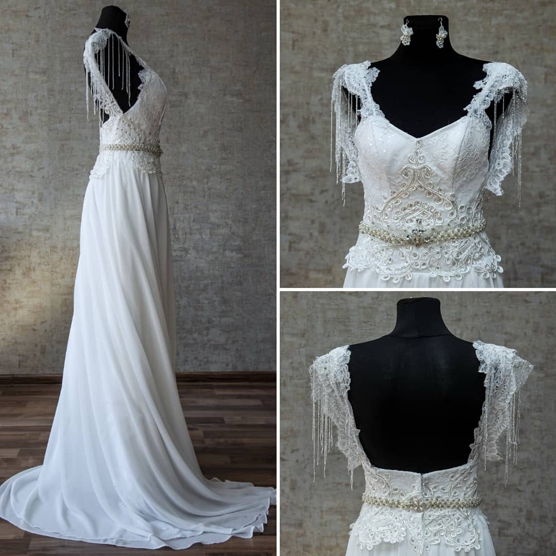 Nádherné svadobné šaty v BOHO štýle od Viera Futáková fashion designer - Obrázok č. 1