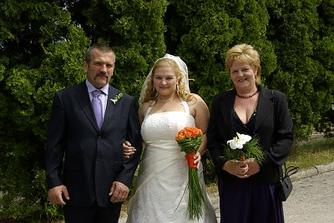 nevěsta s rodiči