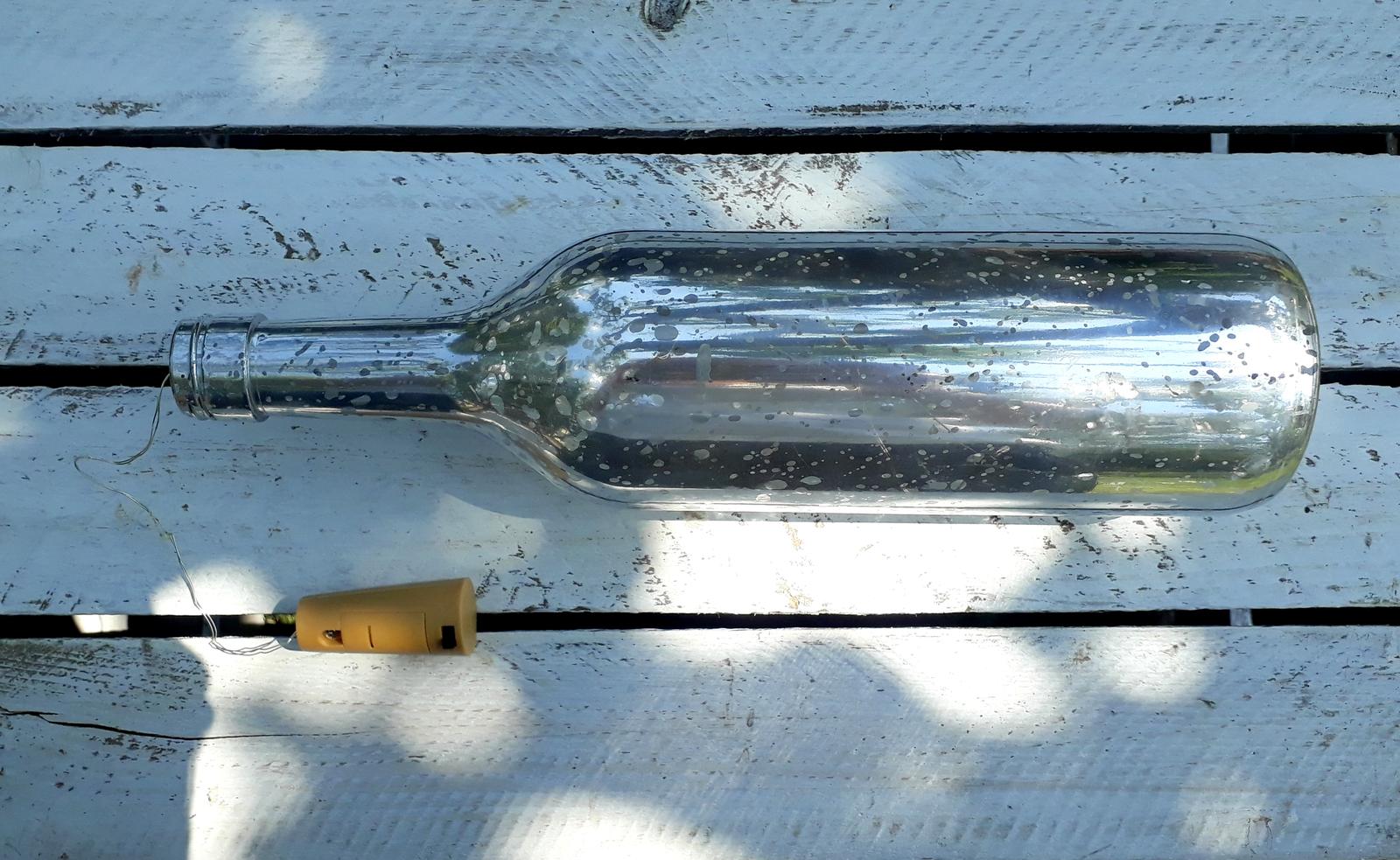Stříbrná lucerna / sklenice - Obrázek č. 1