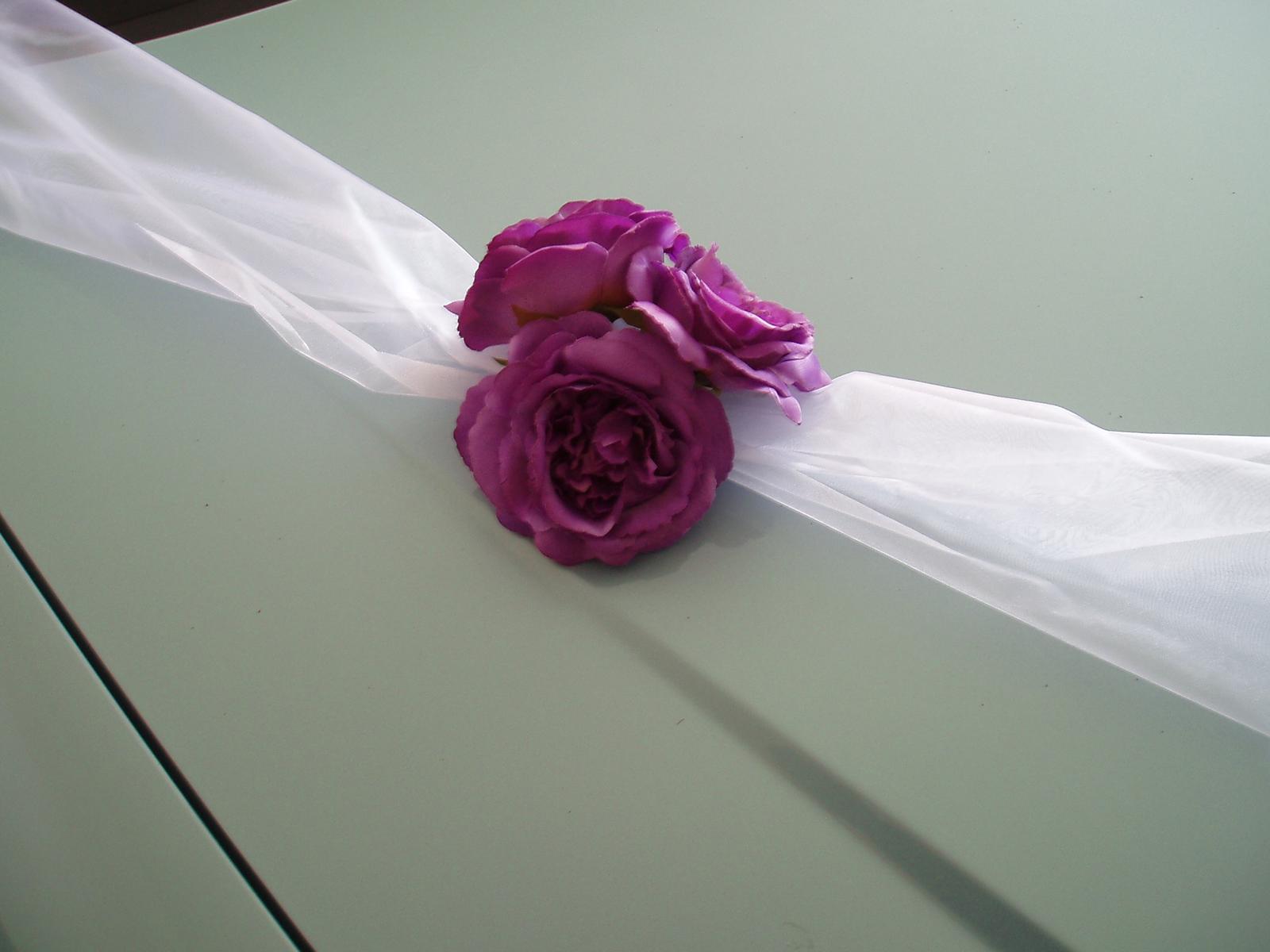 šerpa fialové růže - Obrázek č. 3