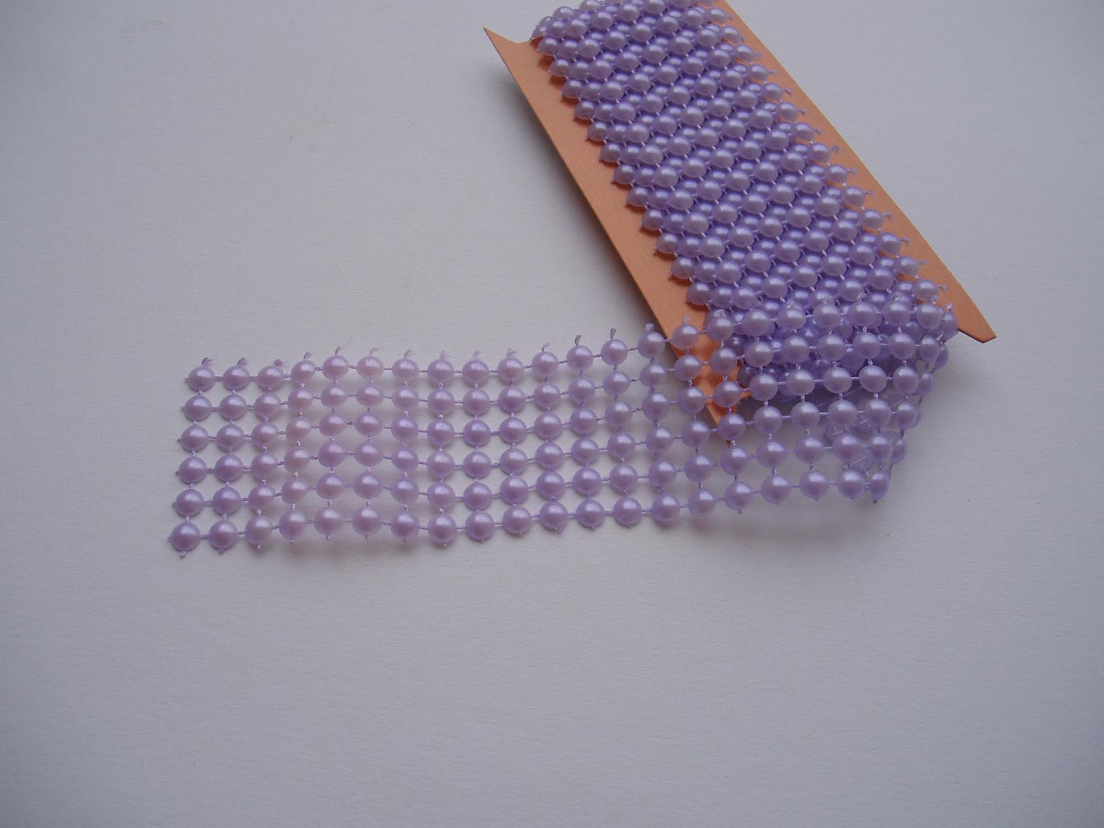 perličkový pás-fialový (lila) - Obrázek č. 2