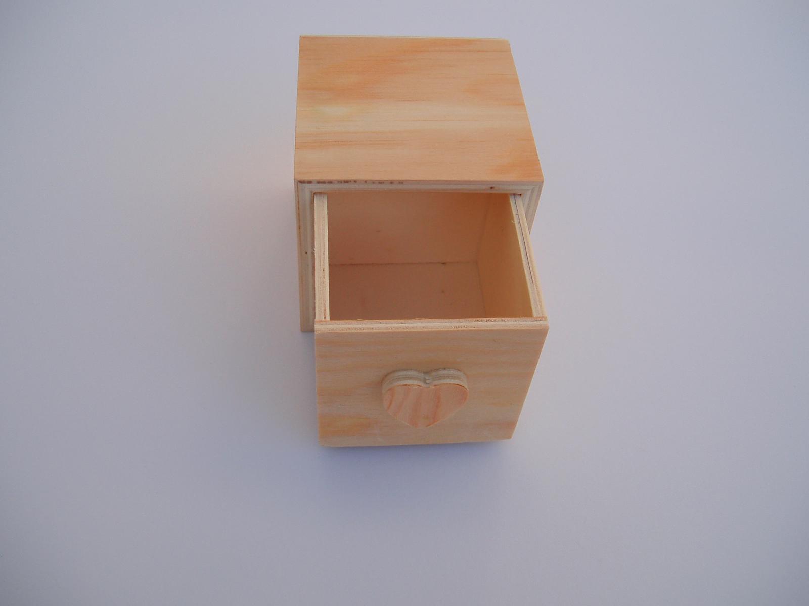 dřevěná krabička-šuplík - Obrázek č. 3