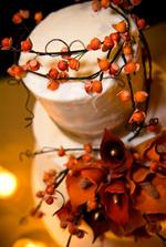 fall wedding cake