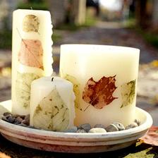 nice way how to decorate candles