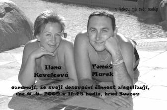 Černobílá verze oznámka