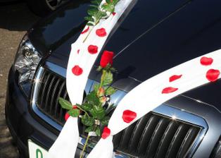 detail dekorace auta