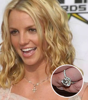 Slavné zásnubní prsteny - Britney Spears
