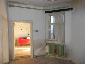 Dveře se zazdí a z okna budou dveře na verandu z kuchyně+obýváku.