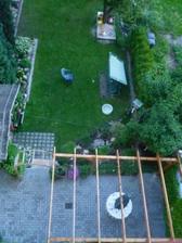 Nová pergola vyrobená na svatební grilování - ženichova práce