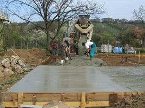 do platne sme dali 21m3 betonu B20