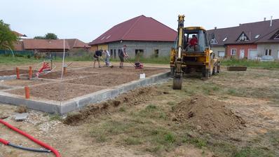 13.8.2014 Příprava na dešťovou kanalizaci