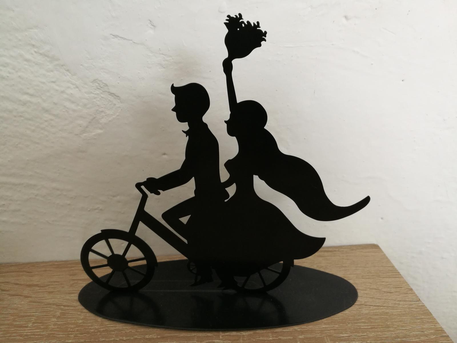 Figurka cyklisté na svatební dort - Obrázek č. 1