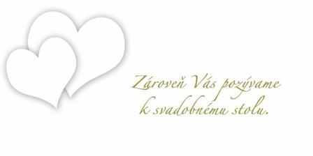 a pozvánka k stolu