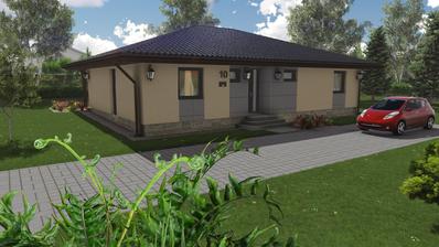 3D model - bungalov 1250 (upravený)