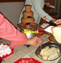 cokoladova fontana mela velky uspech