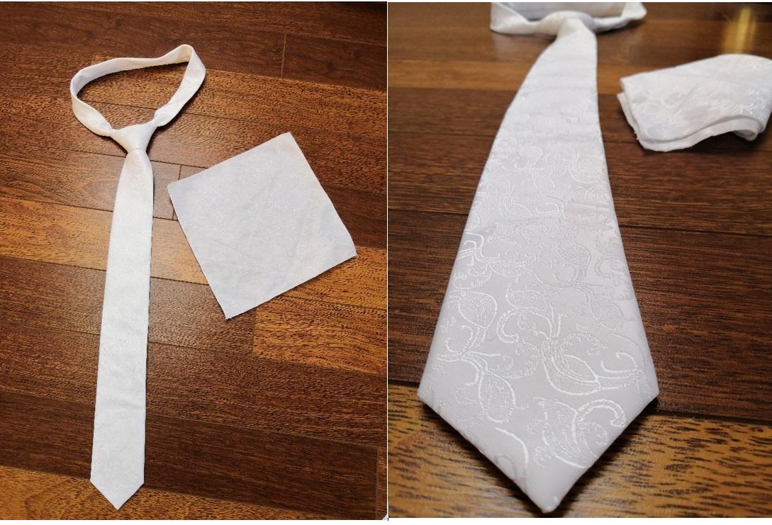 kravata s kapesníčkem pro ženicha - Obrázek č. 1