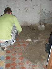 stara dlazba v kupelni